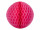honeycomb ball "pastel" fuchsia Ø 50cm, paper, flame-retardant