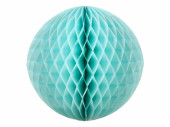 honeycomb ball "pastel" light turquoise...