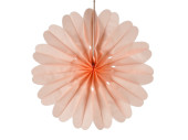 Faltrosette "Pastell" zartrosa Ø 60cm...