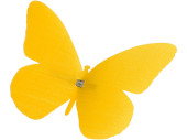 papillons "feuille" 12 pcs. jaune