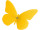 Schmetterling "Folie" 12 Stück gelb