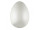 fibreglass object egg XL white, h 160 cm, Ø 100 cm flame resistant, outdoor
