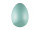 fibreglass object egg giant turquoise, h 75 cm, Ø 50 cm flame resistant, outdoor