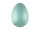objet en fibre de verre oeuf géant turquoise, h 75 cm, Ø 50 cm difficilement inflammable, extérieur