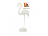 fibreglass object flamingo colour of choice, h 118 cm, w...