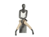Mannequin Elements Dame PF06 schwarz-vintage H 131 cm
