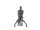 Mannequin Elements Dame PF06 schwarz-vintage H 131 cm
