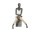 Mannequin Elements Dame PF06 schwarz-vintage H 131 cm
