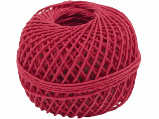 Kordel gedreht "100% Nature" Ø 1mm x 20m, rot