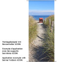 Textilbanner "Ostsee/Pfad" natur, 75 x 180cm...