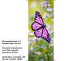 Textilbanner "Schmetterling" 75 x 180cm,...