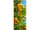 Textilbanner "Orangenbusch" 75 x 180cm, orange/grün Schlauchnaht oben+unten
