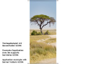 Textilbanner "Steppen-Baum" 75 x 180cm,...