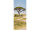 Textilbanner "Steppen-Baum" 75 x 180cm, naturfarben Schlauchnaht oben+unten