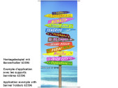 Textilbanner "Wegweiser Länder" 75 x...
