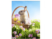 Display-Banner "Osterhase im Korb" 150 x 200cm,...