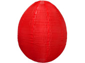 Ei-Lampion Nylon XL rot Ø 80 x H 100cm