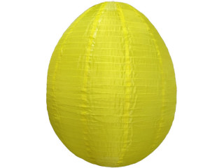 Ei-Lampion Nylon XL gelb Ø 80 x H 100cm