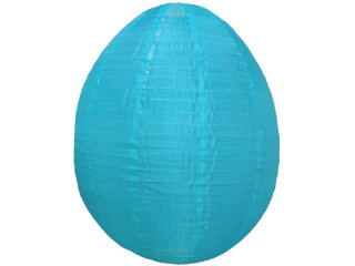 Ei-Lampion Nylon XL blau Ø 80 x H 100cm