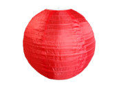 Lampion Nylon Ø 40cm rot