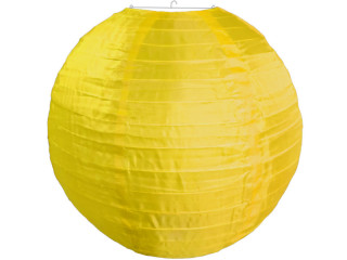 Lampion Nylon Ø 80cm gelb