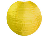 Lampion Nylon Ø 80cm gelb