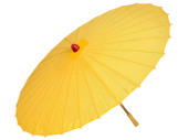 Chinaschirm gelb-uni Ø 80cm, H 88cm