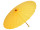 Chinaschirm gelb-uni Ø 80cm, H 88cm