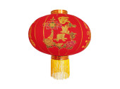 Chinalampion trad. Nylon rot-gelb, Ø 45 cm