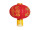 Chinalampion trad. Nylon rot-gelb, Ø 45 cm
