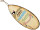 Surfbrett Summer Paradise natur/bunt B24 x T0,9 xH57cm