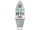 Surfbrett Flaschenöffner BEER grau/bunt B 18 x T 6 x H 34cm