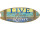 Surfbrett Live Love Relax bunt, 85 x 33 x 2.5 cm
