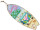 Surfbrett Summer Love bunt, 78 x 30 x 1.8 cm