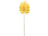 Monstera-Blatt "Color" gelb L 75cm