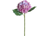 Hortensie flieder 3 Blätter H 44cm