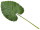 Alocasia Calidora Blatt grün, L 110cm, schwer entflammbar  B1