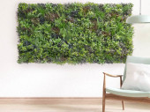 Pflanzen-Matte "Living Wall" B1 grün, 100 x 100cm schwer entflammbar