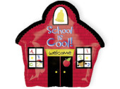Folienballon "Schule Welcome" bunt 50 x H 53cm