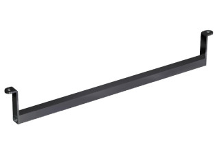 Konfektionsstange "Quadro" schwarz-matt Metall L 35.5cm zu 9999101