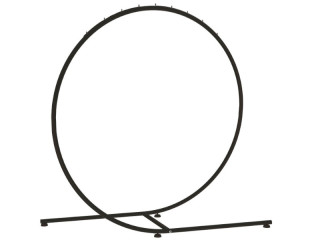 Konfektionstständer "Circle" schwarz matt, L 160 x T 55 x H 160cm