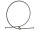 Konfektionstständer "Circle" schwarz matt, L 160 x T 55 x H 160cm
