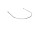 Umkleidekabine-Bogen rund chrom, Metall, B 100 x T 107cm