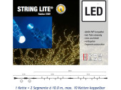 String Lite LED kalt-weiss 20m lang mit 120 LEDs...