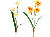 Osterglocke / Narzisse 57cm, mit 3 Blüten, versch....