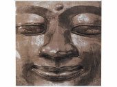 Textilposter Buddha braun 95 x 95cm mit Aufhängung,...