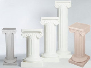 Säule "klassisch", Kunststoff, versch. Grössen und Farben
