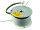 Drehbühne 10kg Tragkraft, mit Schleifkontakt, Flansch Ø 124mm, 2.5 U/Min.
