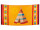 Fahne "Indianer" bunt 90 x 150cm, Polyester, mit 4 Ösen