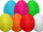 Ei-Lampion Nylon XL Ø 80 x H 100cm, versch. Farben